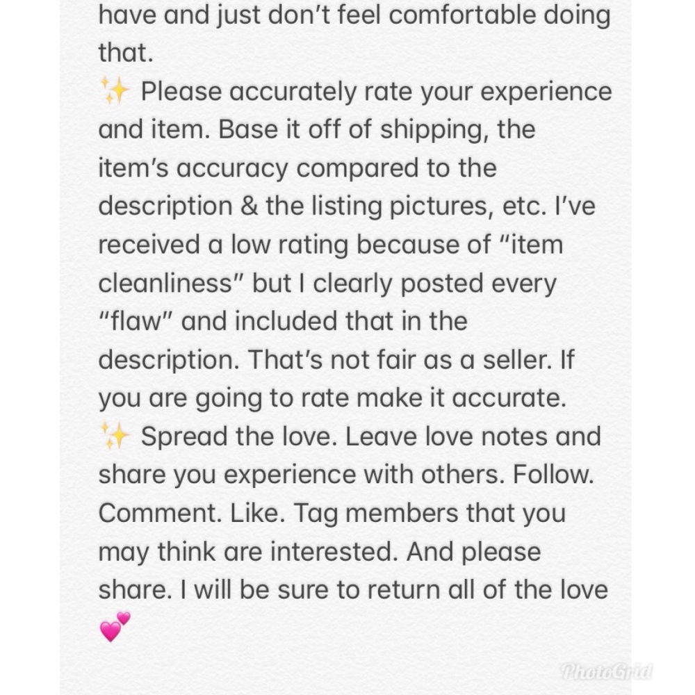 ✨💕 CLOSET RULES 💕✨ - Picture 6 of 6